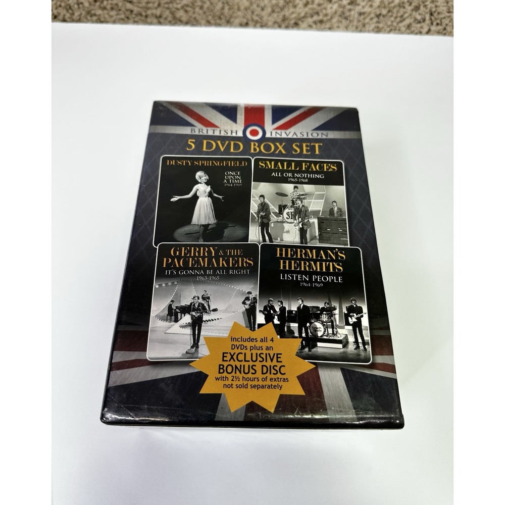 The British Invasion 5 DVD Box Set - Dusty Springfield, Herman's Hermits & More